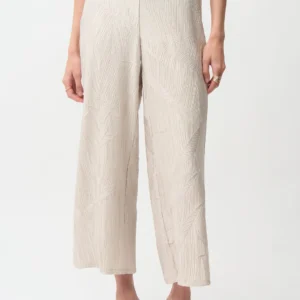 pantalón culotte plisados de satén joseph ribkoff
