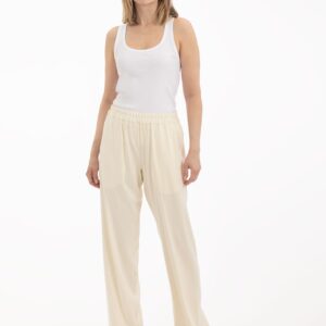 pantalón ancho crudo