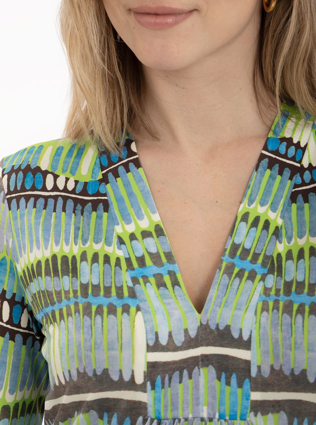 camiseta verde de rayas anna mora camiseta verde de rayas anna mora