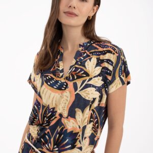 camiseta estampado floral