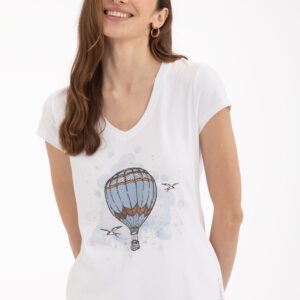 camiseta globo azul anna mora