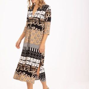 vestido combinado Étnico anna mora