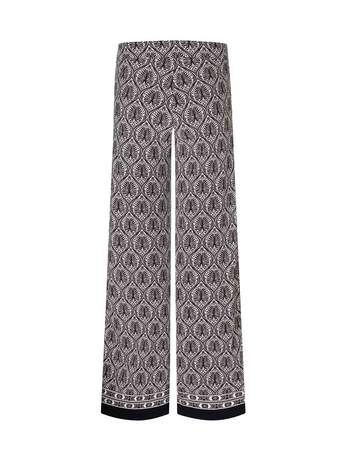 pantalón ancho estampado marrón crema allison – cambio pantalón ancho estampado marrón crema allison – cambio