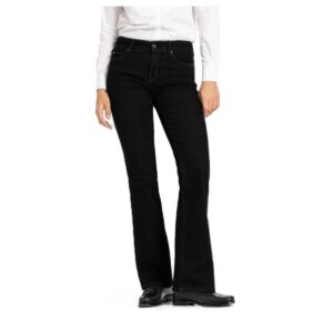 pantalon paris flared negro cambio mujer